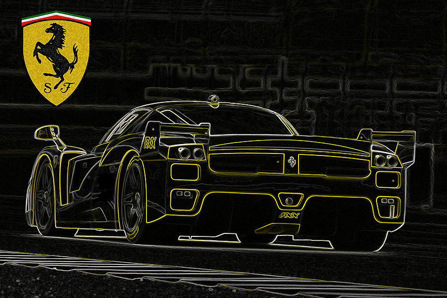 FXX art 3 Drawing by Darrell Foster