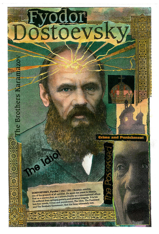 Fyodor Dostoevsky Mixed Media by John Dyess