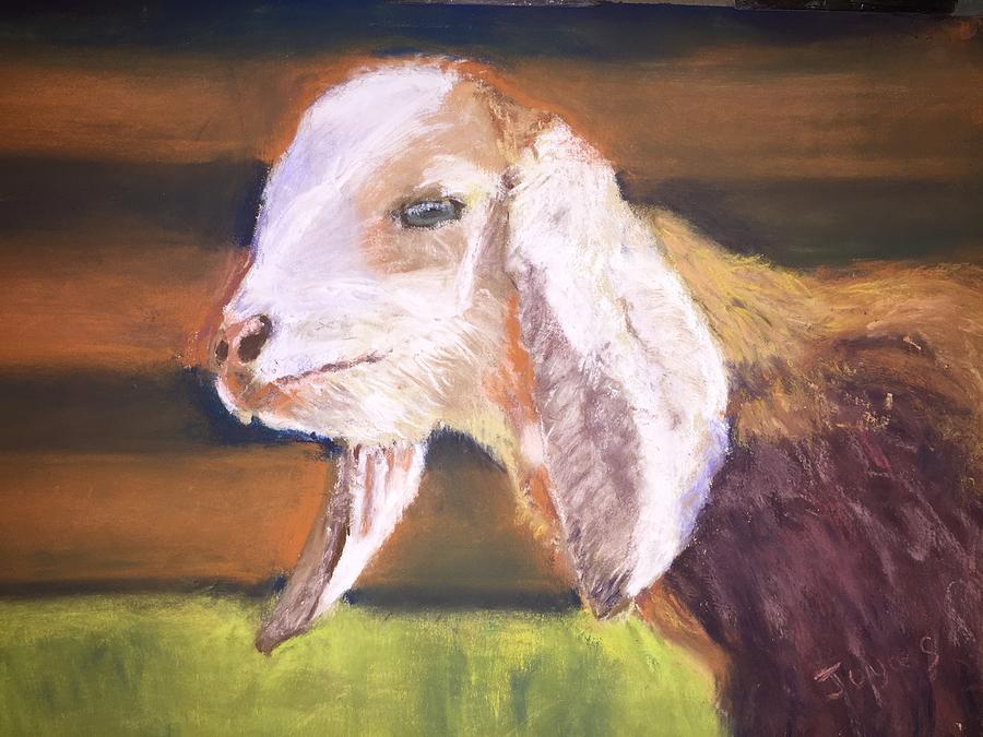 Gabby Goat Painting by Joyce Spencer