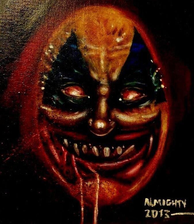 Gacy In Hell Painting by Ryan Almighty