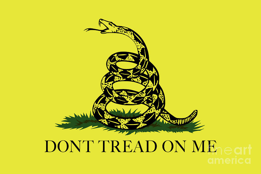 Snake Digital Art - Gadsden Dont Tread On Me Flag Authentic version by Sterling Gold