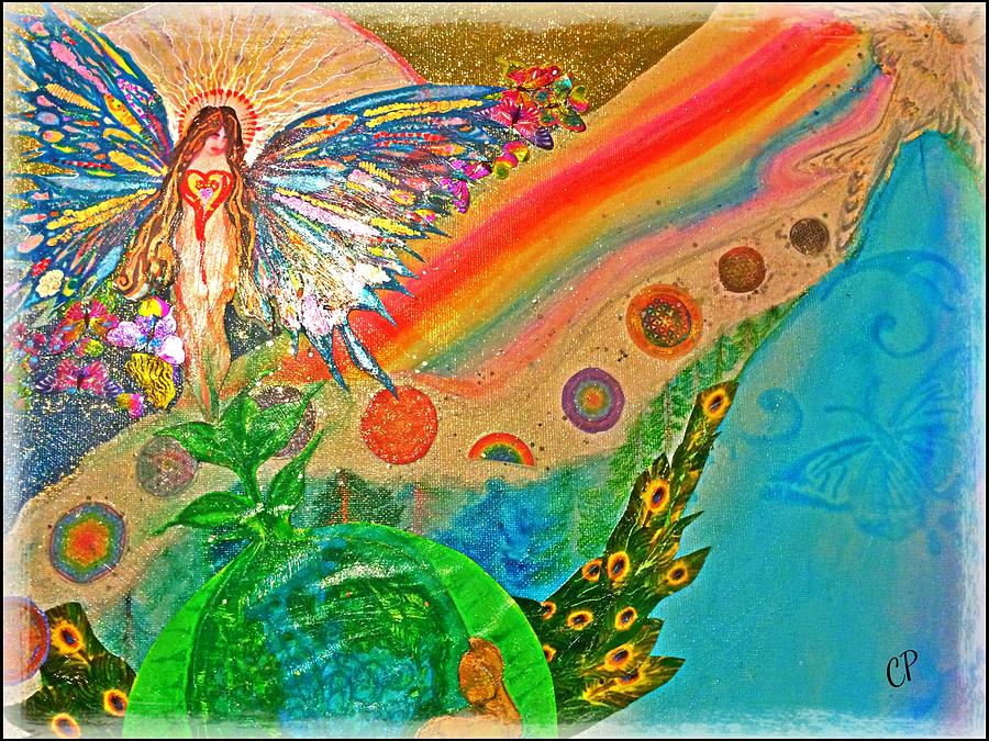 Butterfly Mixed Media - Gaia by Christine Paris
