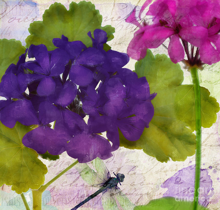 Flower Painting - Gaia I by Mindy Sommers
