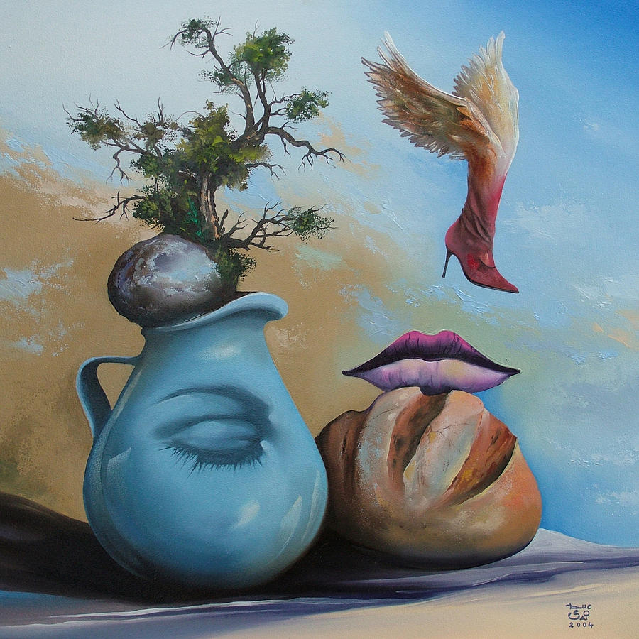 Gaias dream Painting by Zoltan Ducsai