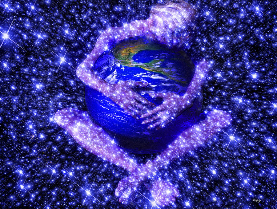 Gaia Painting - Gaias Love by Robby Donaghey Gaia Painting - Gaias Love by Robby Donaghey