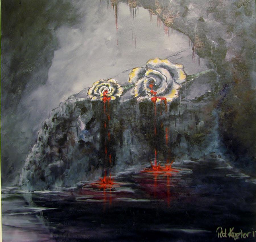 Gaias Tears Painting by Patricia Kanzler