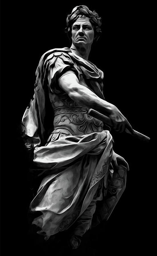 Gaius Julius Caesar - 02 Painting by AM FineArtPrints