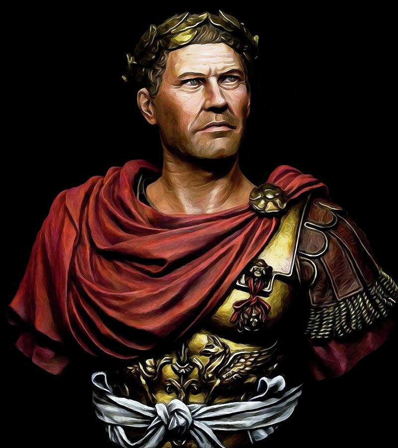 Roman Politician GAIUS JULIUS CAESAR Glossy 8x10 Photo Painting Print Poster 