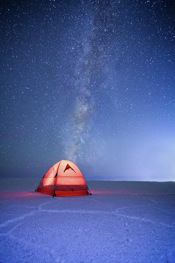 Salt Lake City Photograph - Galactic Campsite by Joan Escala-Usarralde