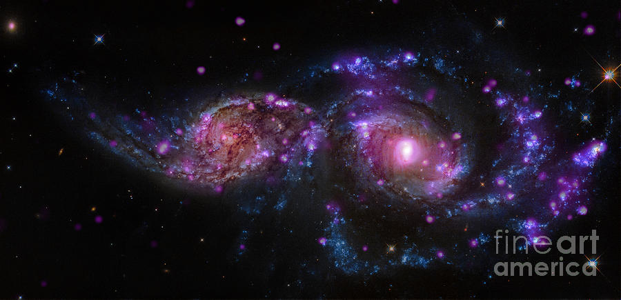 Galactic Collision Photograph by Science Source
