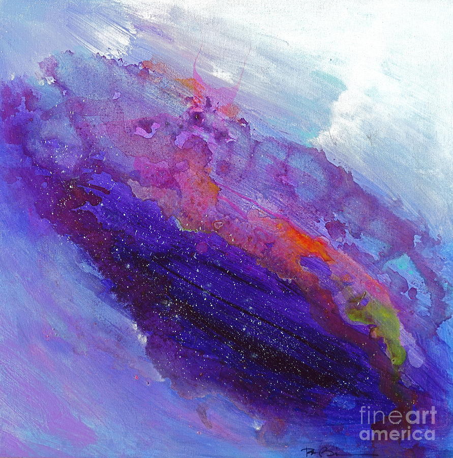 Fantasies In Space series painting. Galactic Inspirations. Abstract Painting Painting by Robert Birkenes