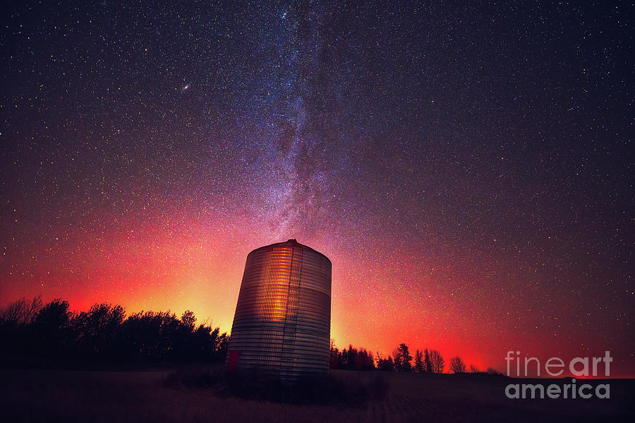 Galactic Prairie Photograph by Ian McGregor