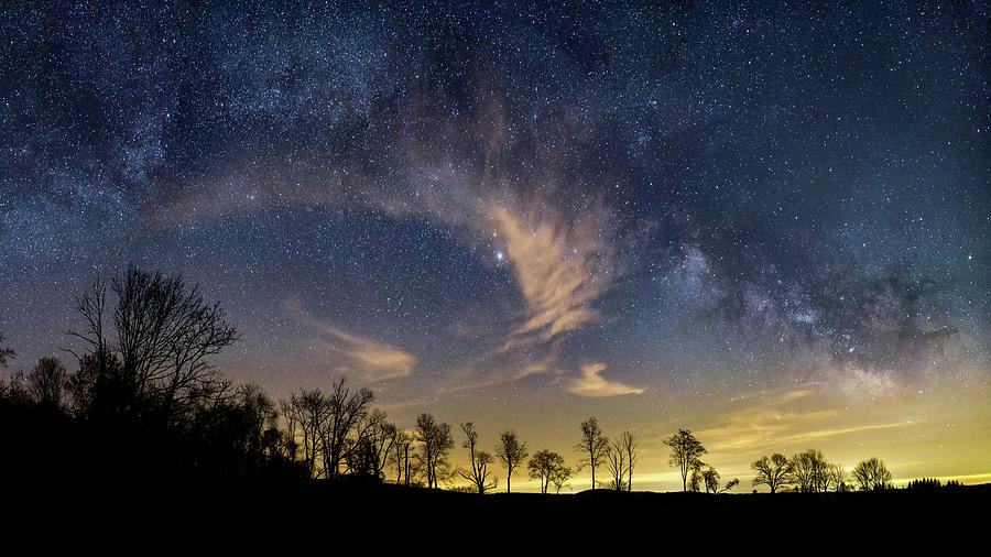 Interstellar Photograph - Galactic Skies by Bill Wakeley