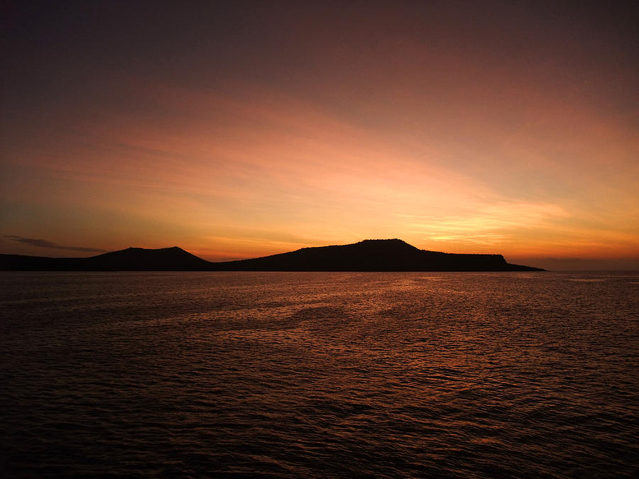 Galapagos Sundown Photograph by Dominique De Leeuw