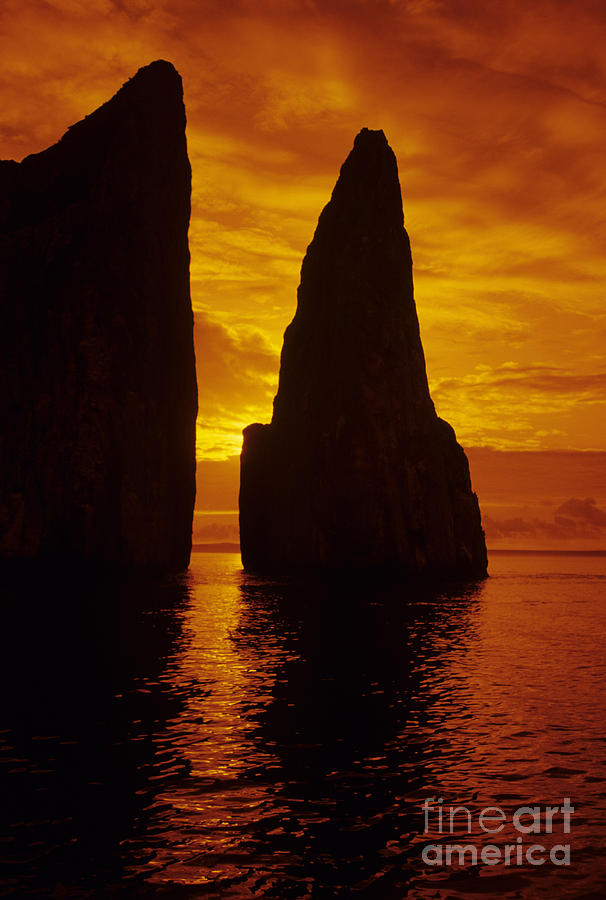 Galapagos Sunset Photograph by Ron Dahlquist - Printscapes