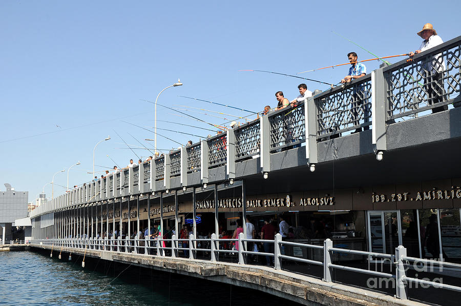 Galata Bridge 2 Photograph by Andrew Dinh
