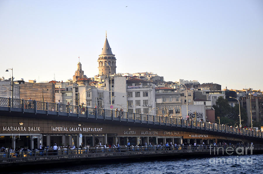 Galata Bridge Photograph by Andrew Dinh