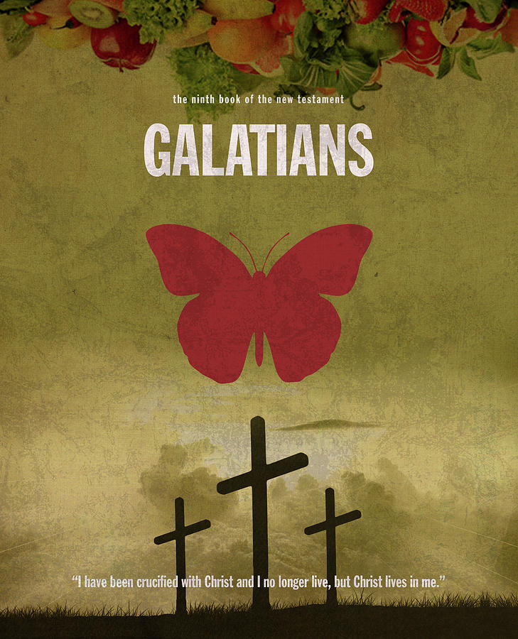 Galatian Mixed Media - Galatians Books Of The Bible Series New Testament Minimal Poster Art Number 09 by Design Turnpike Galatian Mixed Media - Galatians Books Of The Bible Series New Testament Minimal Poster Art Number 09 by Design Turnpike