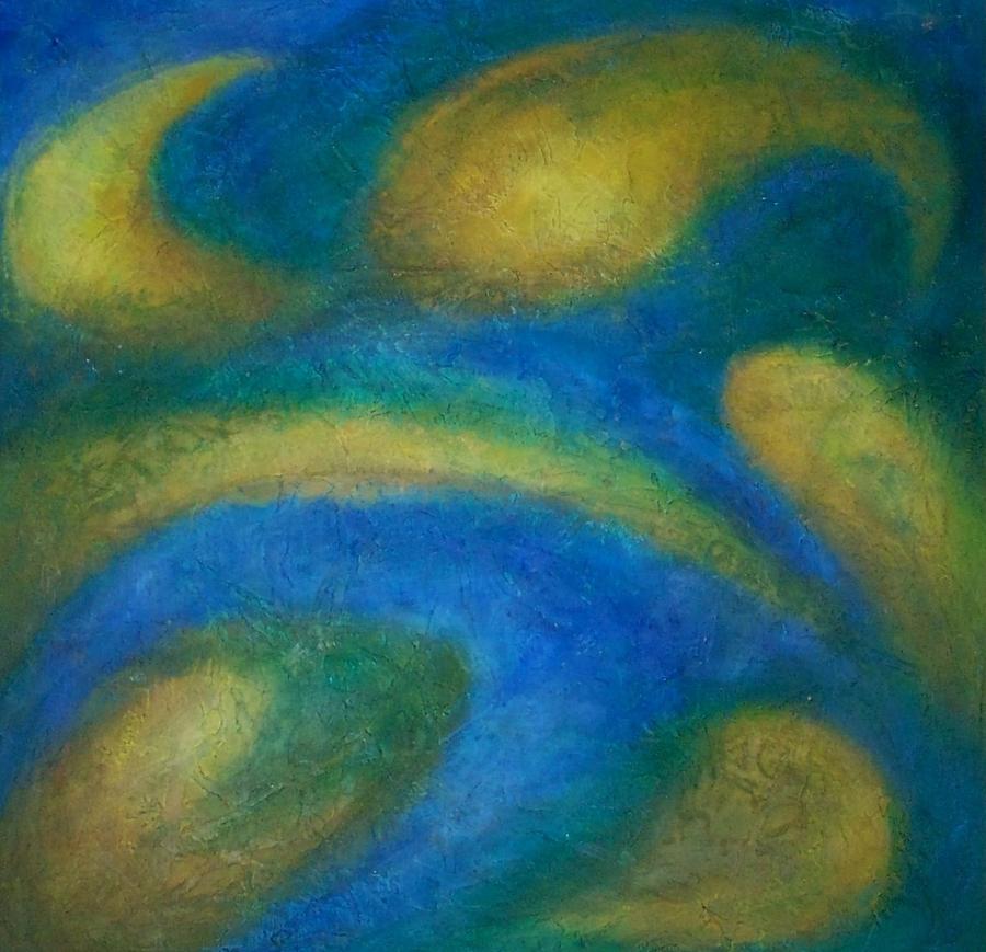 Galaxia Painting by Anita Burgermeister