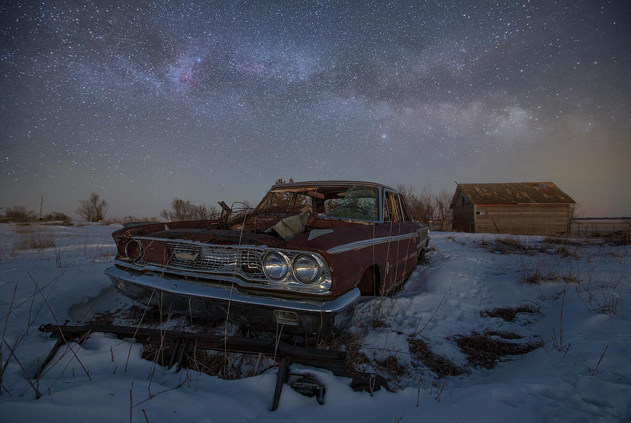 Snow Photograph - Galaxie 500 II  by Aaron J Groen