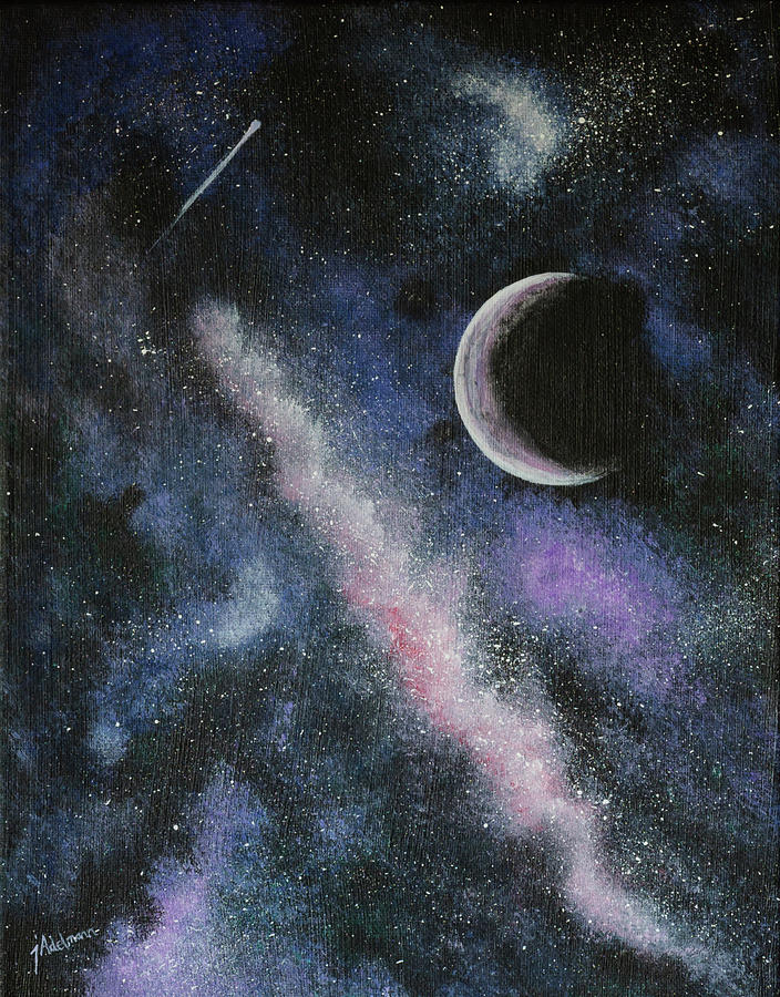 Galaxies Painting by Jessie Adelmann