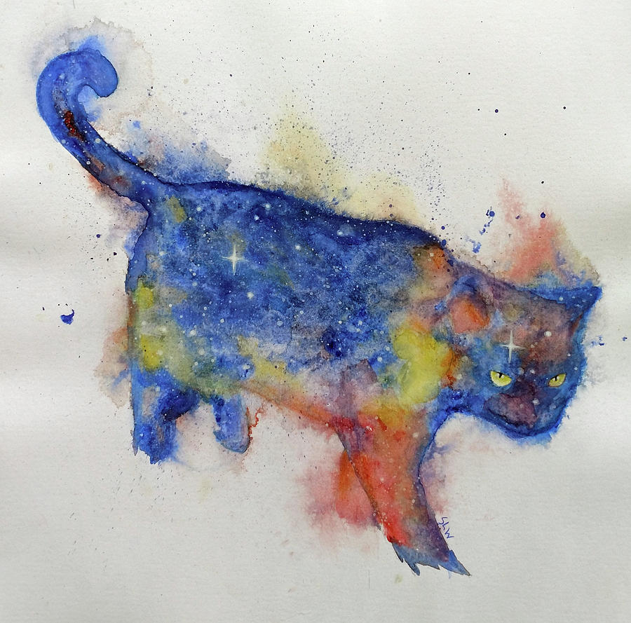 Watercolor Cat1