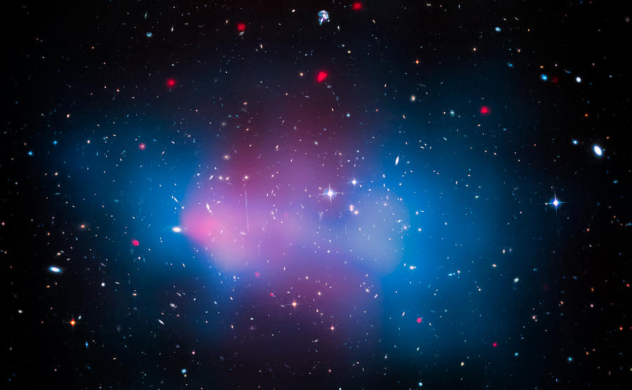 Galaxy Cluster El Gordo Photograph by Jennifer Rondinelli Reilly - Fine Art Photography