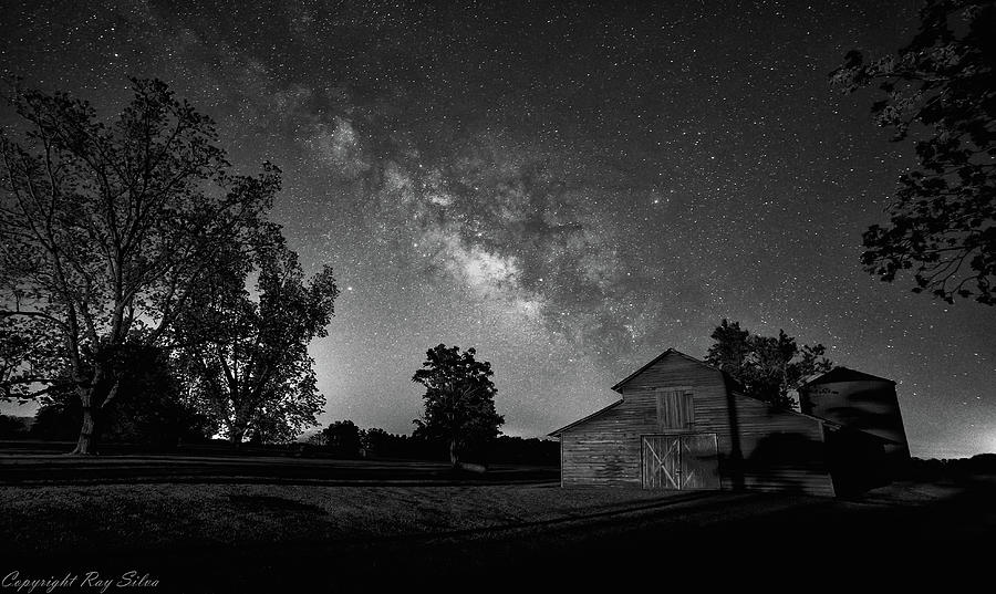 Black And White Photograph - Galaxy Far Away by Ray Silva