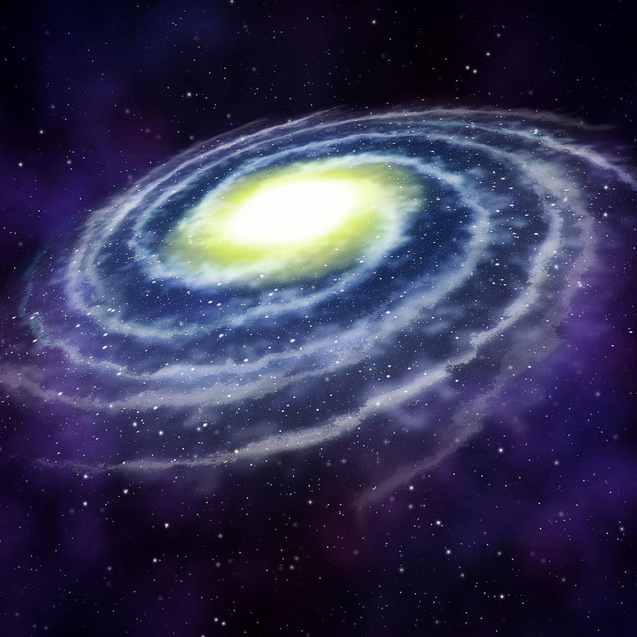 Galaxy In Space Digital Art