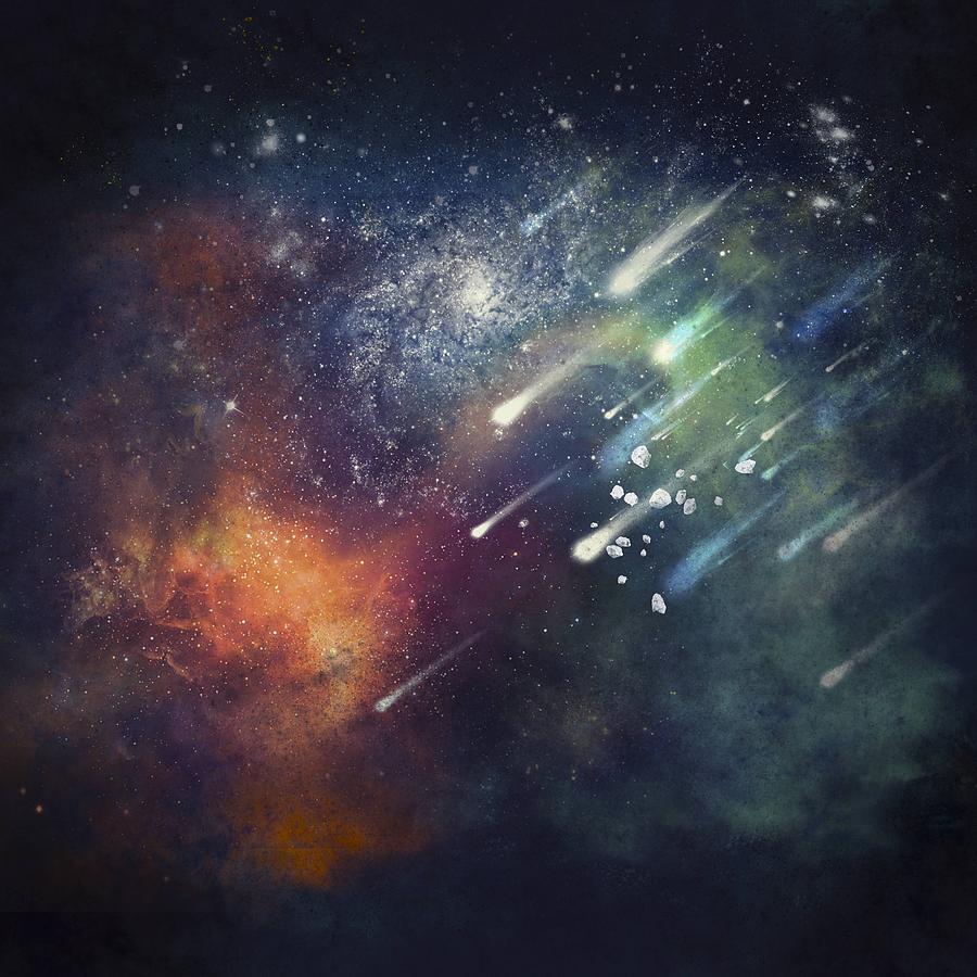 Space Digital Art - Galaxy by Stanley Wong