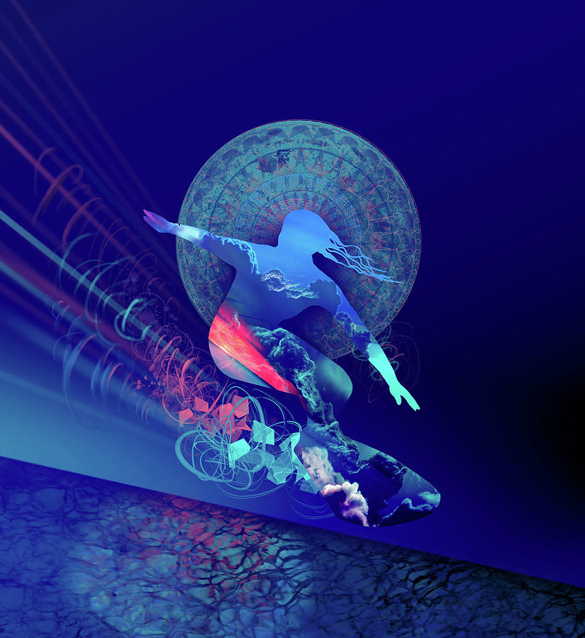 Galaxy Surfer 4 Digital Art