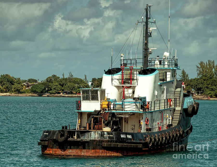 Gale Force Tugboat in Jamaica  Photograph by David Oppenheimer