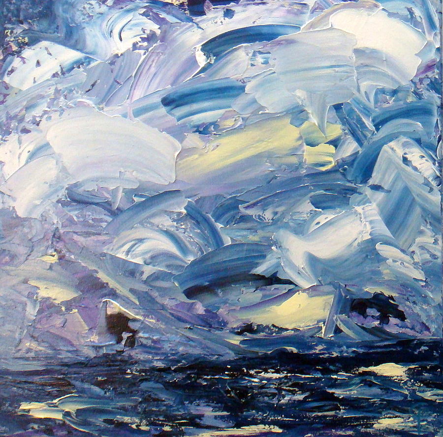 Gale Warning Painting by Celeste Friesen