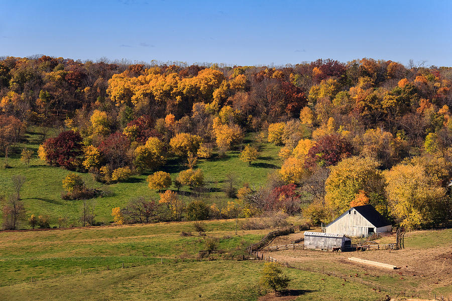 Galena Farm in Fall Photograph by Joni Eskridge