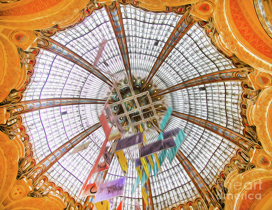 Galeries Lafayette Inside 11 Art Photograph By Alex Art And Photo