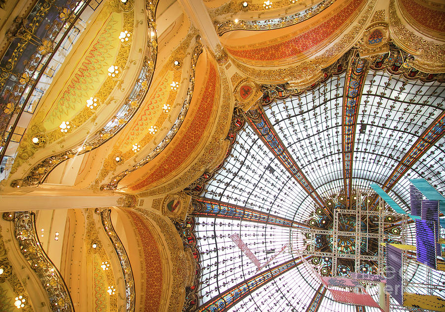 Galeries Lafayette Inside 13 Art Photograph by Alex Art Ireland - Fine ...