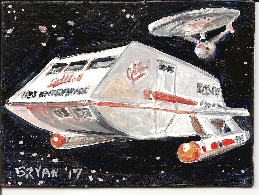 Star Trek Painting - Galileo II  by Bryan Bustard