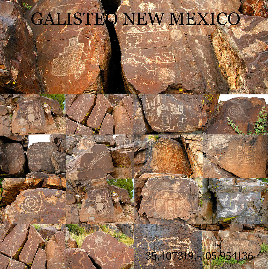 Galisteo New Mexico rock art site and location Photograph by David Lee Thompson