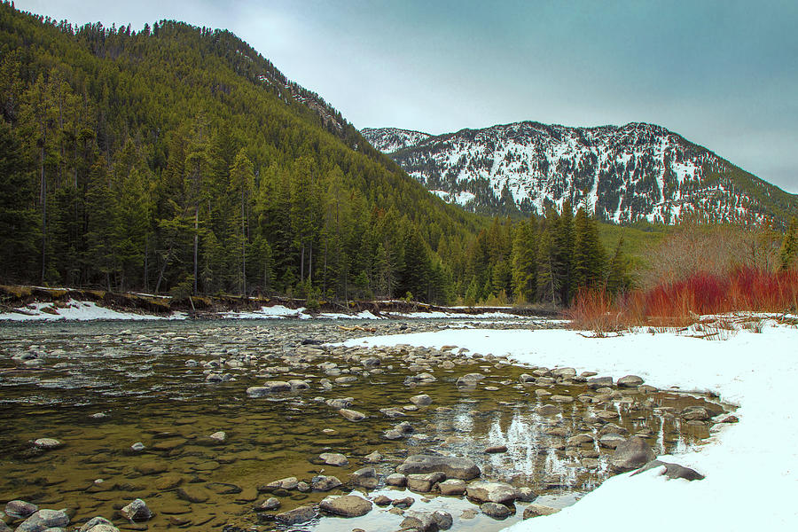 Gallatin River At Big Sky Photograph By Carol Deguiseppi - Fine Art America