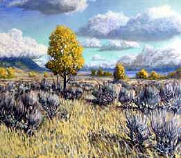 Gallatin Valley Fall Colors Painting by Scott Robertson Gallatin Valley Fall Colors Painting by Scott Robertson