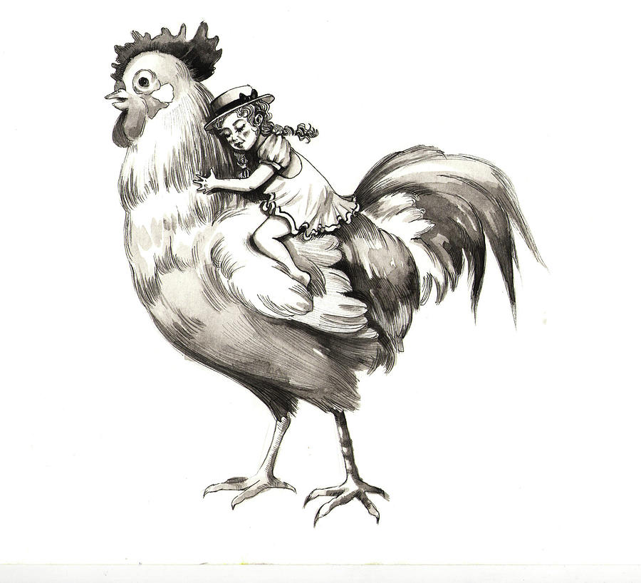 Gallo Drawing by Laura Khaindrava Fine Art America