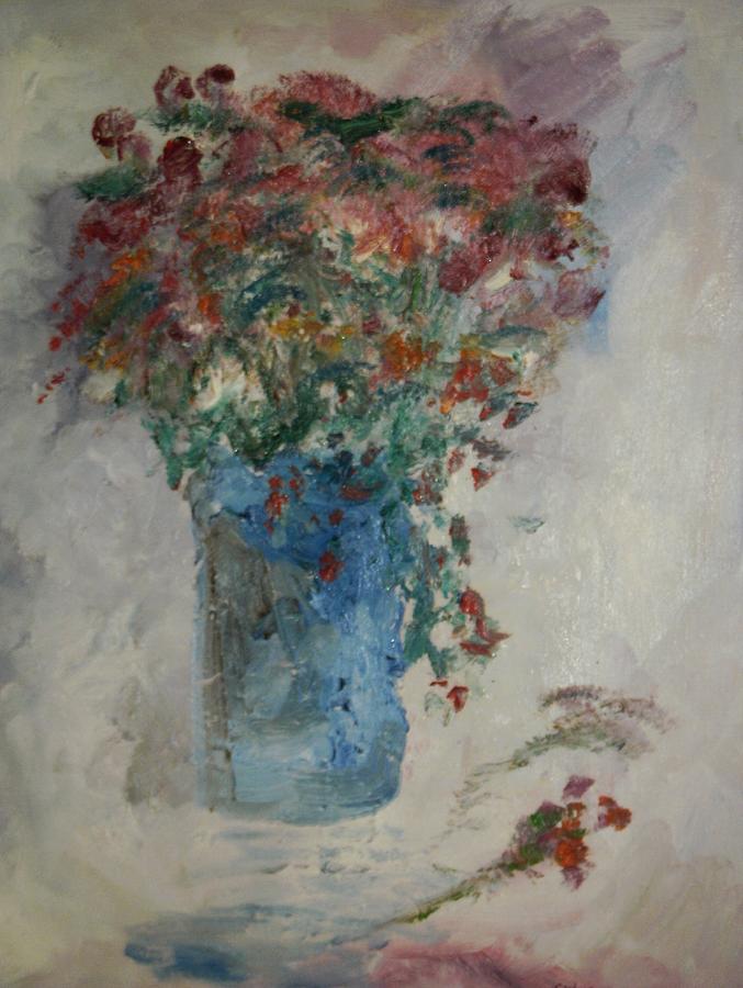 Gallon Can Florals Painting by Edward Wolverton
