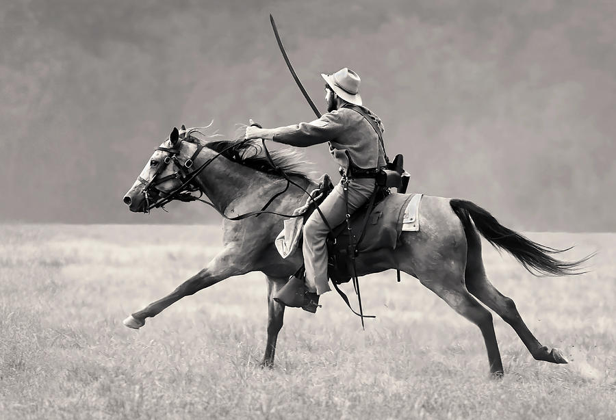 Gallop Charge Photograph by Art Cole