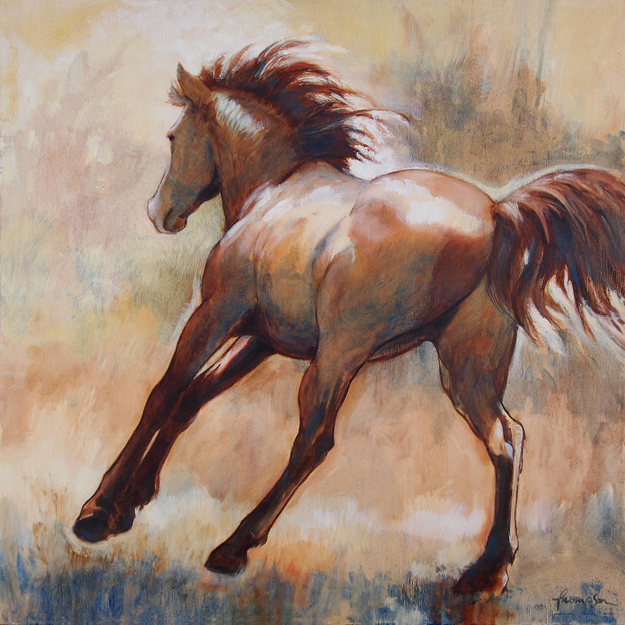 Animal Painting - Gallop by Tracie Thompson