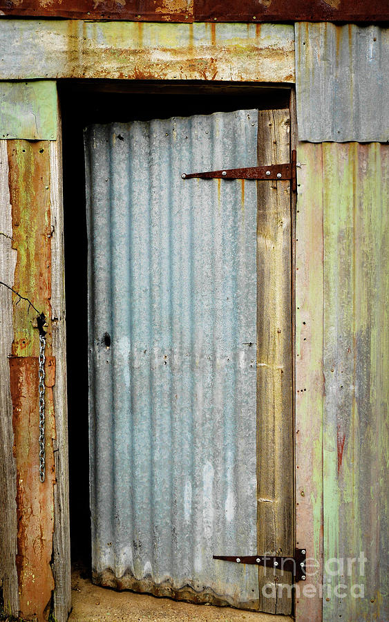 A Hot Tin Door Photograph by Lexa Harpell