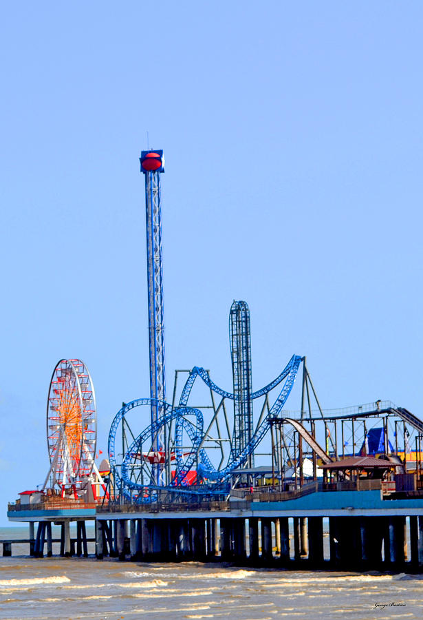 Galveston Pier 001 Photograph by George Bostian