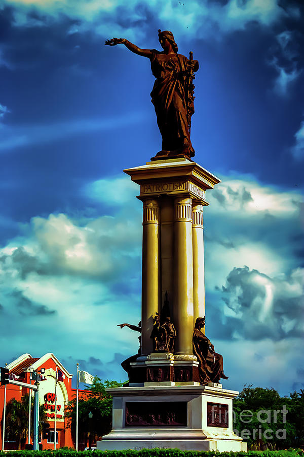 Galveston Statue Photograph