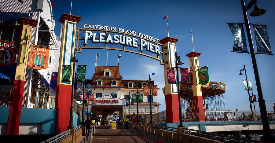 Holiday Photograph - Galvestons Pleasure Pier by Mountain Dreams