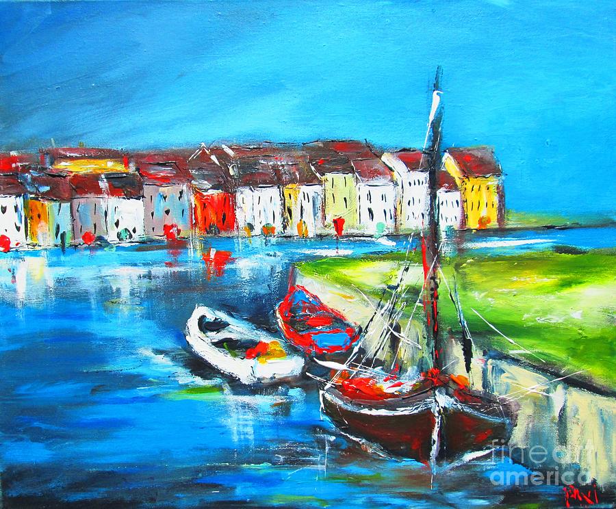 Paintings Of Galway City Ireland  Painting by Mary Cahalan Lee - aka PIXI