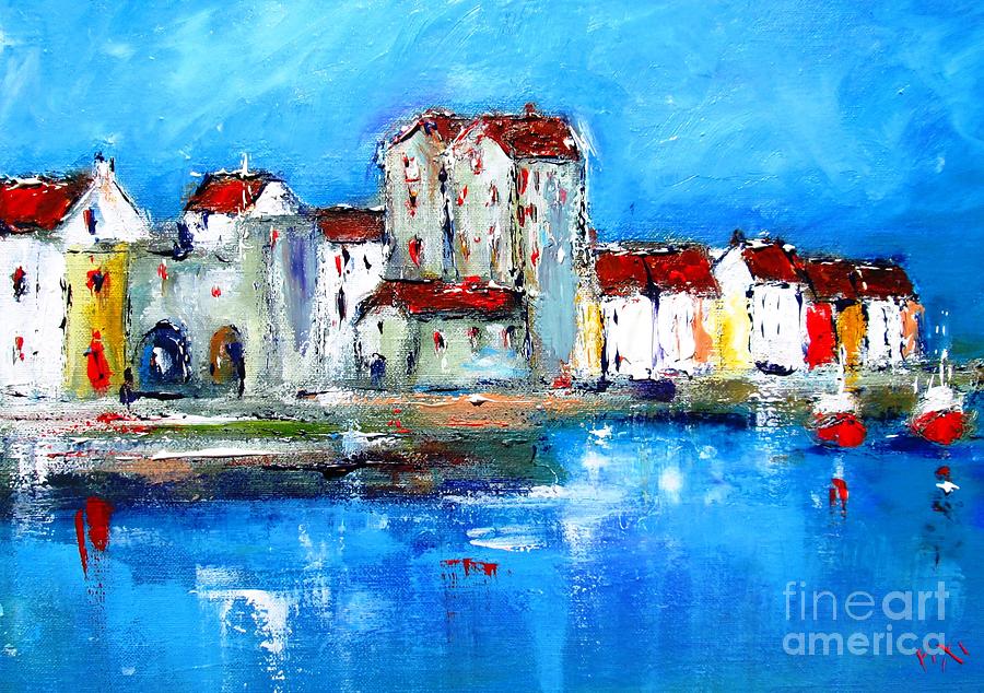 Painting of Galway ireland  #1 Painting by Mary Cahalan Lee - aka PIXI